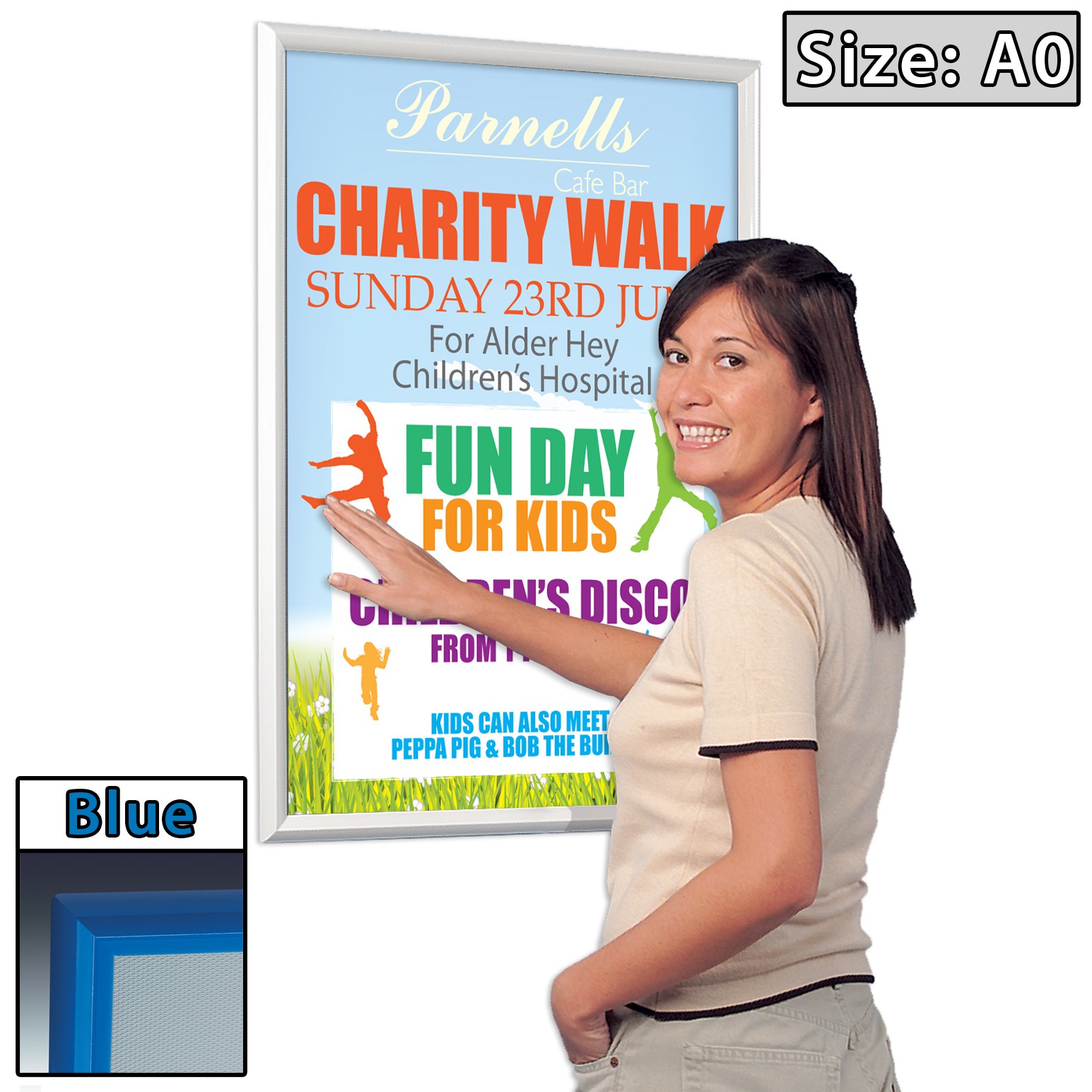 Shield Coloured Poster Frames 