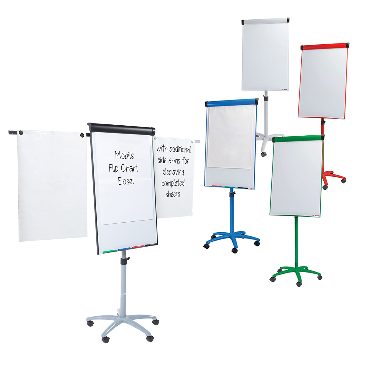 Buzzard Mobile Flipchart Easel