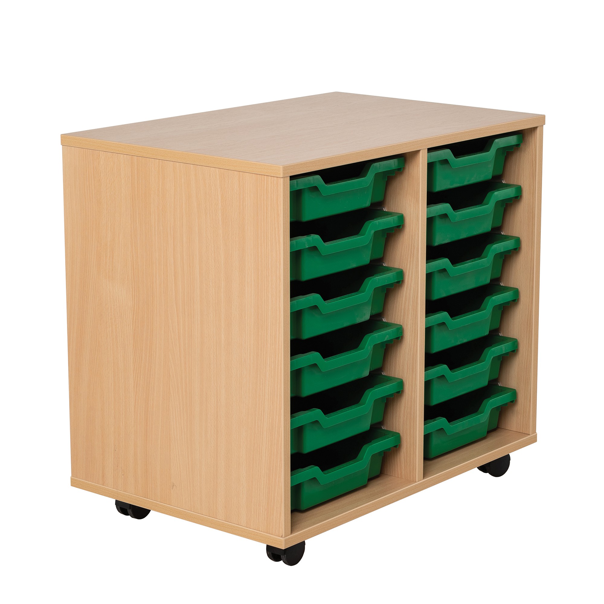 Double Column Tray Storage 